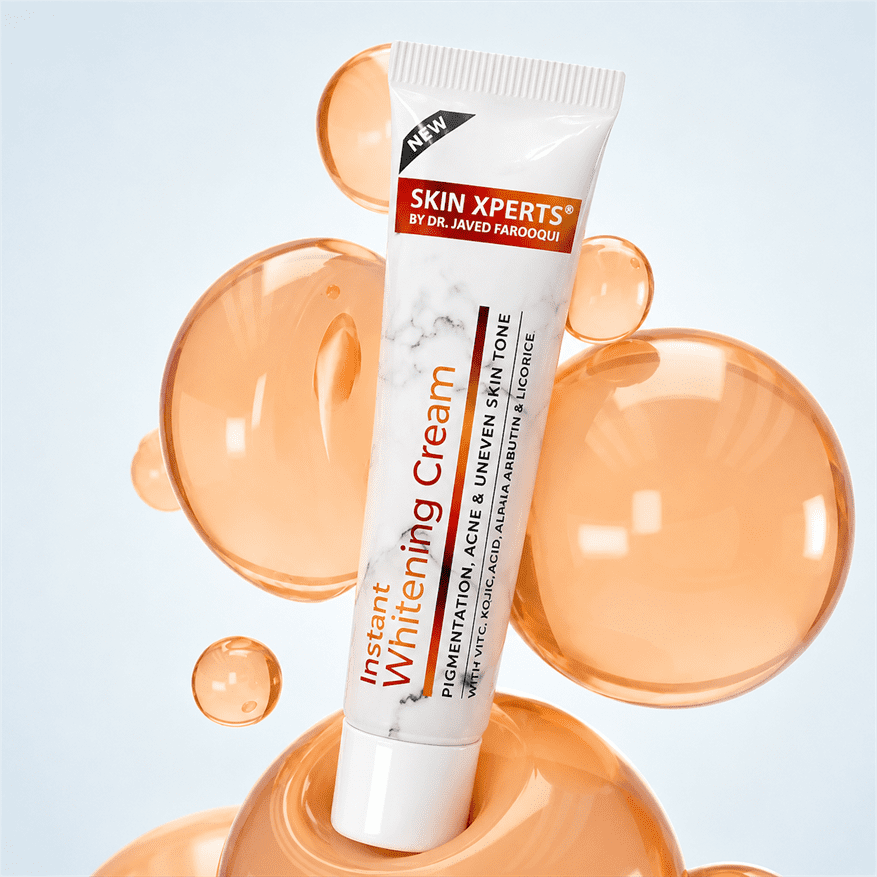 Instant Whitening Cream with Rice Milk, SPF 15+ & Vitamin C